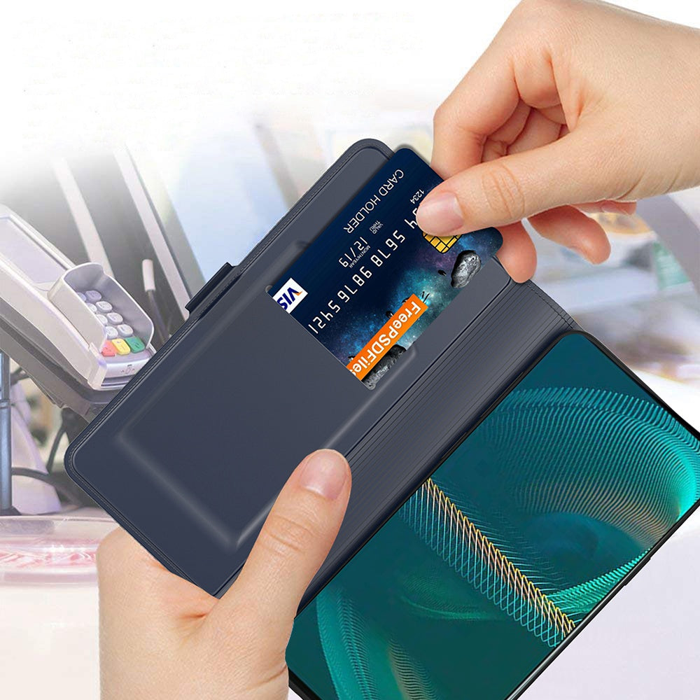 For Sony Xperia 5 III 5G PU Leather Phone Case Card Slot Magnetic Closure Stand Flip Cover