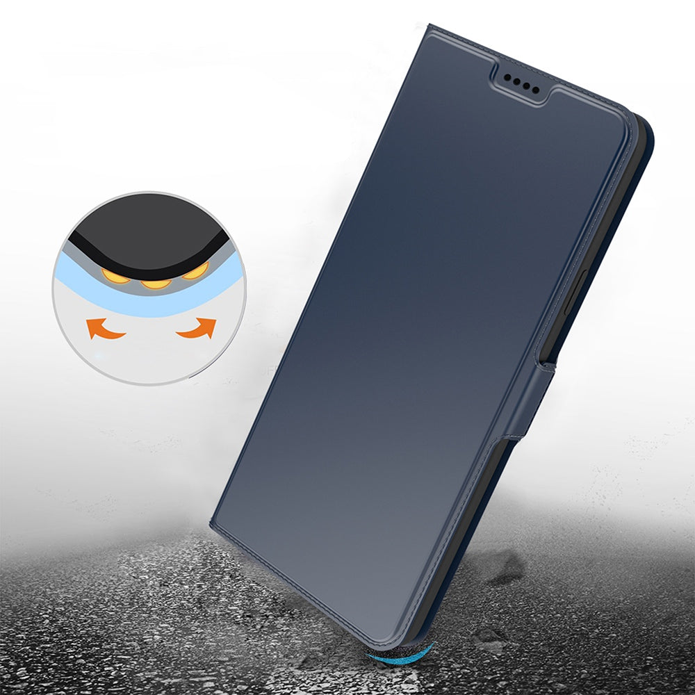 For Sony Xperia 5 III 5G PU Leather Phone Case Card Slot Magnetic Closure Stand Flip Cover