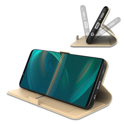 For Sony Xperia 5 III 5G PU Leather Phone Case Card Slot Magnetic Closure Stand Flip Cover