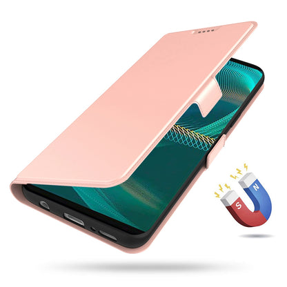 For Sony Xperia 5 III 5G PU Leather Phone Case Card Slot Magnetic Closure Stand Flip Cover