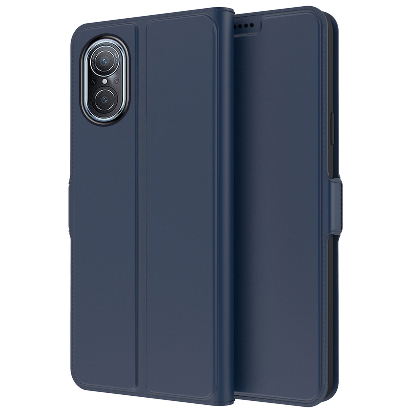 For Huawei nova 9 SE Card Holder Design PU Leather Phone Case Drop-proof Magnetic Protector with Stand