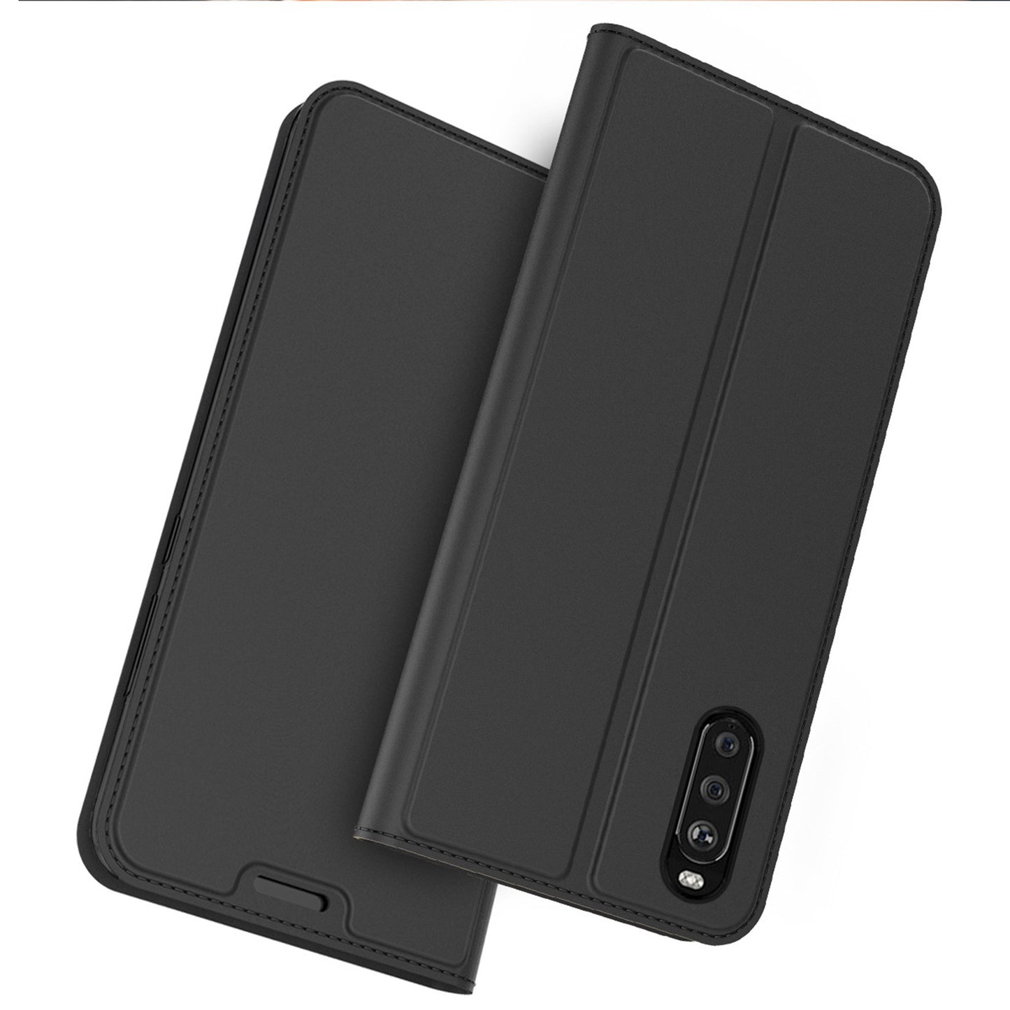 For Sony Xperia 10 III 5G / Xperia 10 III Lite Card Slot Design Phone Stand Magnetic Absorption PU Leather Protect Folio Cover