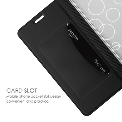 For Sony Xperia 10 III 5G / Xperia 10 III Lite Card Slot Design Phone Stand Magnetic Absorption PU Leather Protect Folio Cover