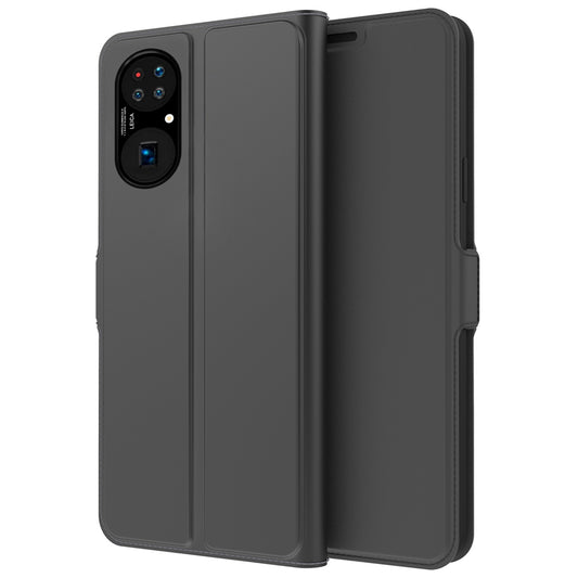 For Huawei P50 4G PU Leather Flip Protective Phone Case Double Magnetic Clasp Stand Card Slot Folio Cover