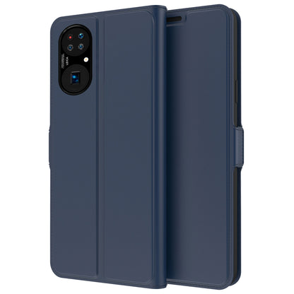 For Huawei P50 4G PU Leather Flip Protective Phone Case Double Magnetic Clasp Stand Card Slot Folio Cover