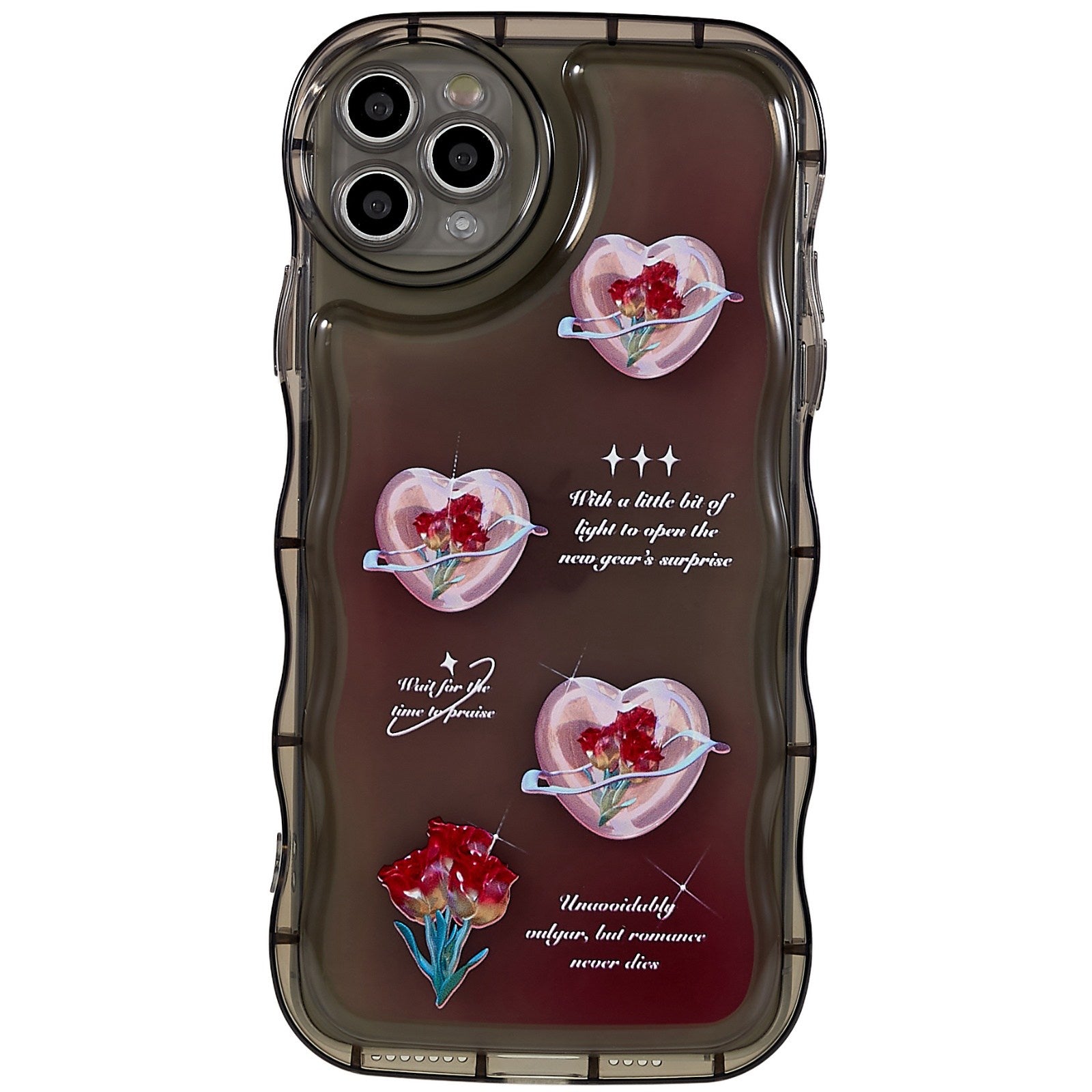 For iPhone 11 Pro Max 6.5 inch Pattern Printed Wave-shaped Edge Case Anti-wear Soft TPU Well-protected Phone Cover