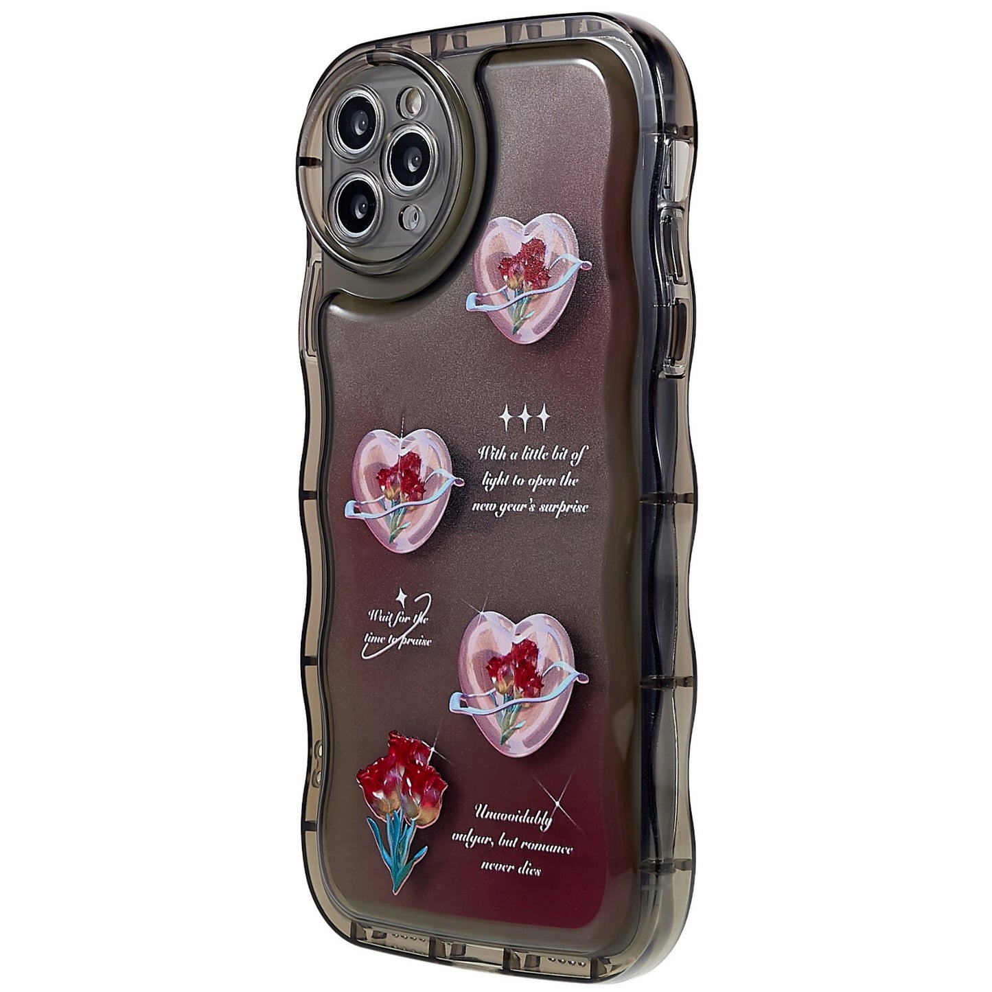 For iPhone 11 Pro Max 6.5 inch Pattern Printed Wave-shaped Edge Case Anti-wear Soft TPU Well-protected Phone Cover