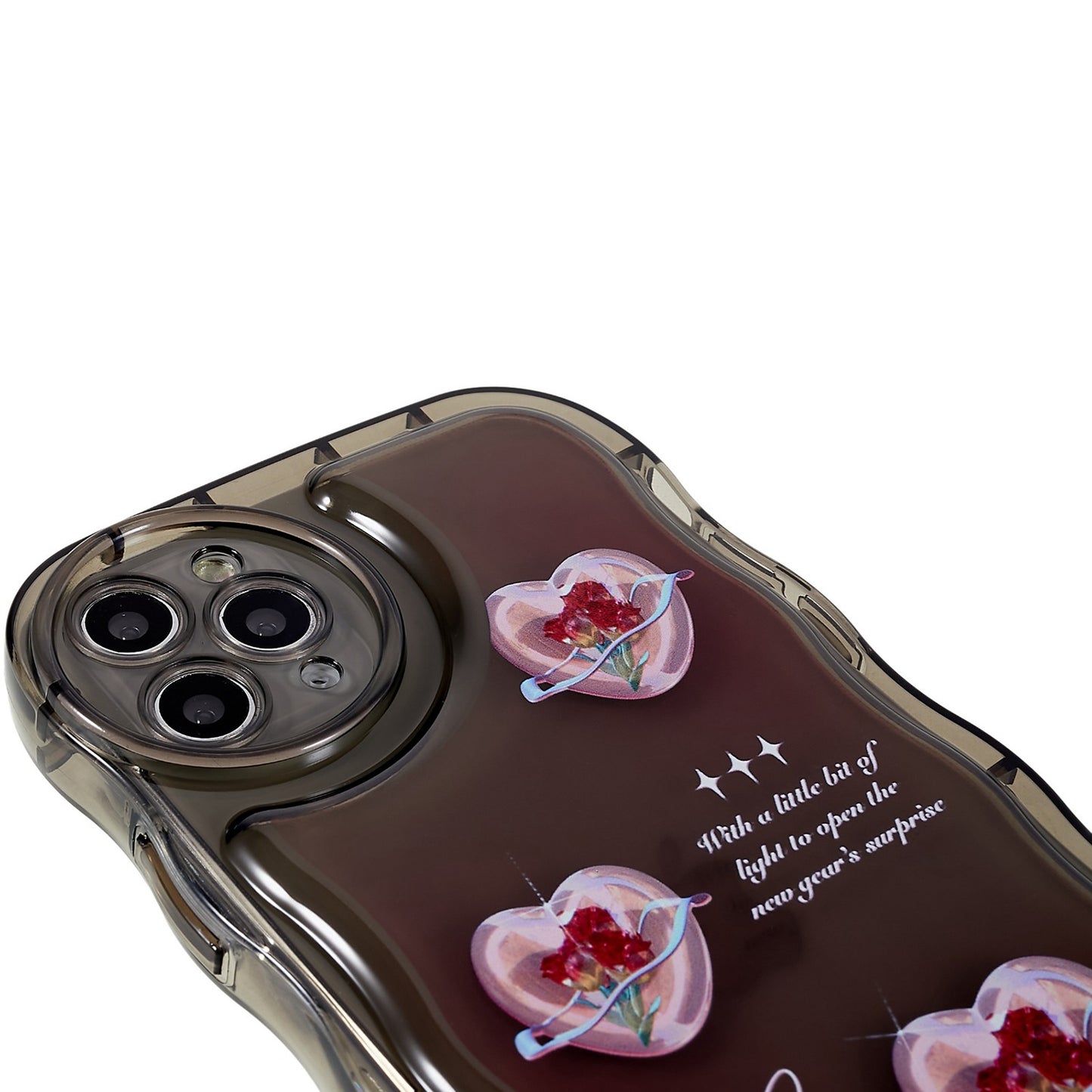 For iPhone 11 Pro Max 6.5 inch Pattern Printed Wave-shaped Edge Case Anti-wear Soft TPU Well-protected Phone Cover