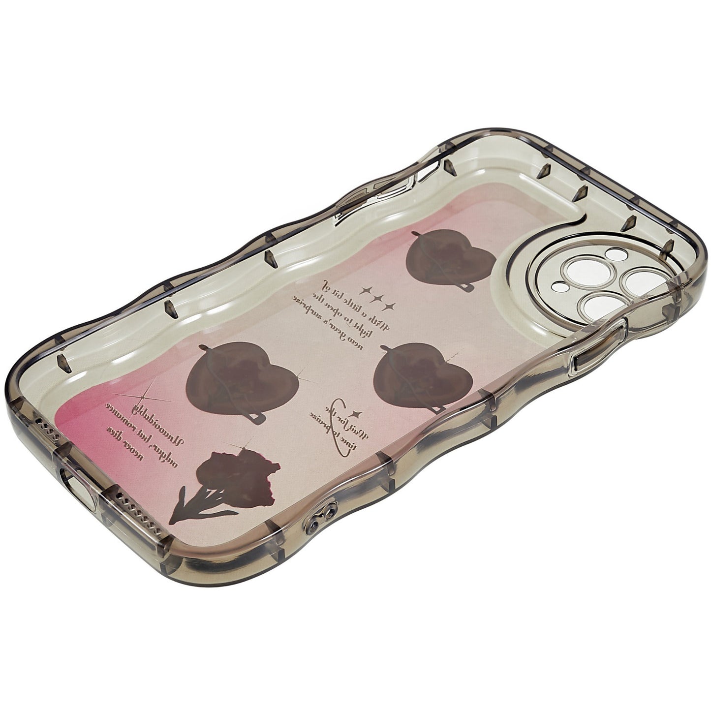 For iPhone 11 Pro Max 6.5 inch Pattern Printed Wave-shaped Edge Case Anti-wear Soft TPU Well-protected Phone Cover