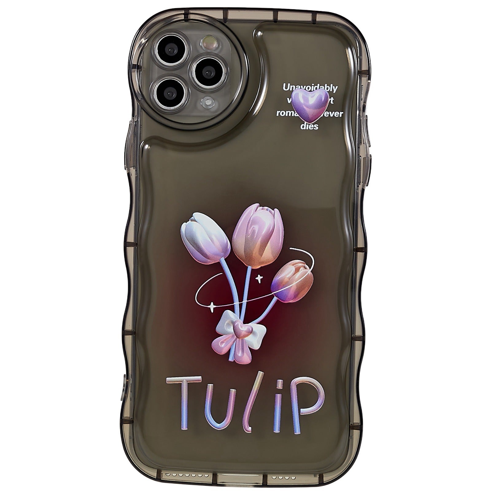 For iPhone 11 Pro Max 6.5 inch Pattern Printed Wave-shaped Edge Case Anti-wear Soft TPU Well-protected Phone Cover