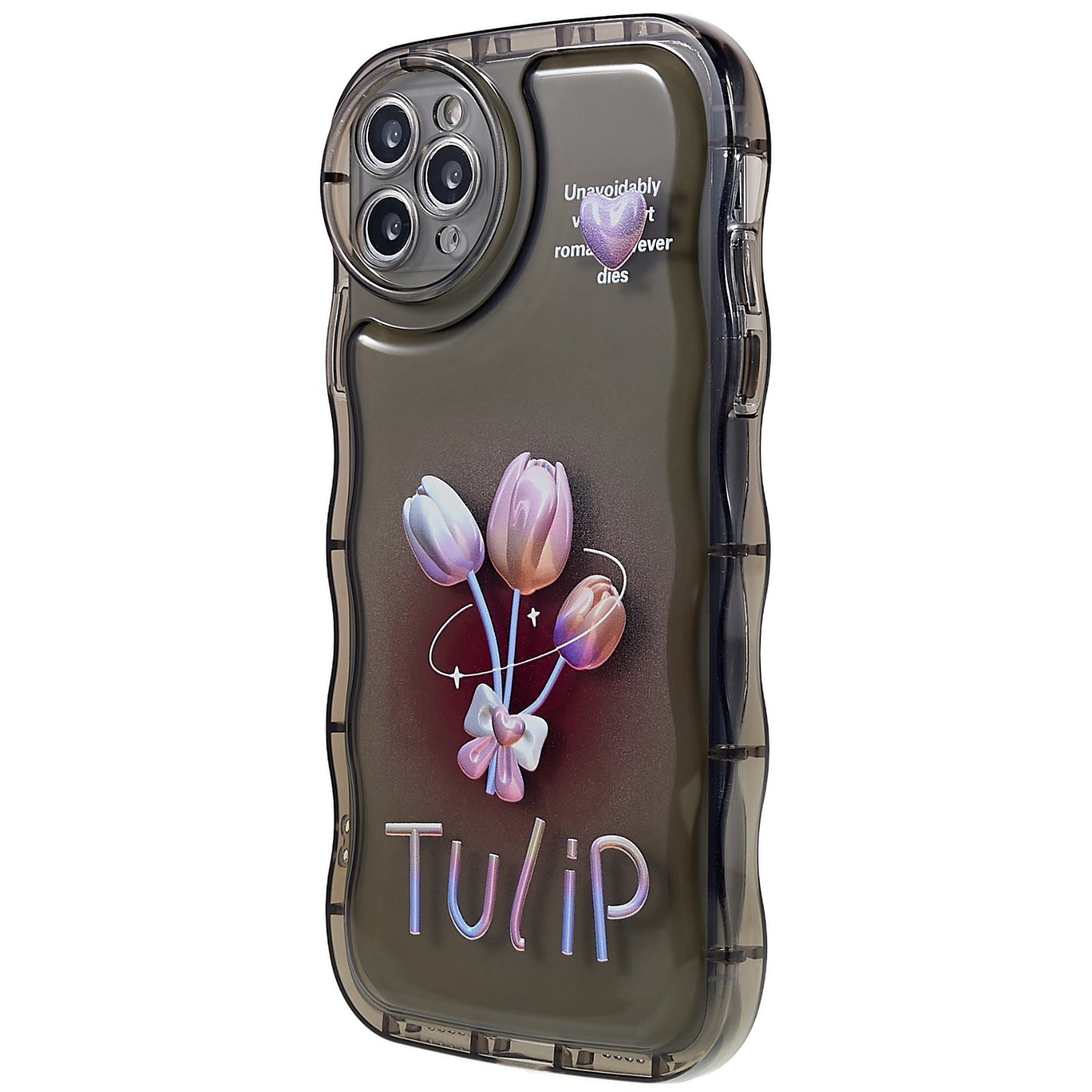 For iPhone 11 Pro Max 6.5 inch Pattern Printed Wave-shaped Edge Case Anti-wear Soft TPU Well-protected Phone Cover