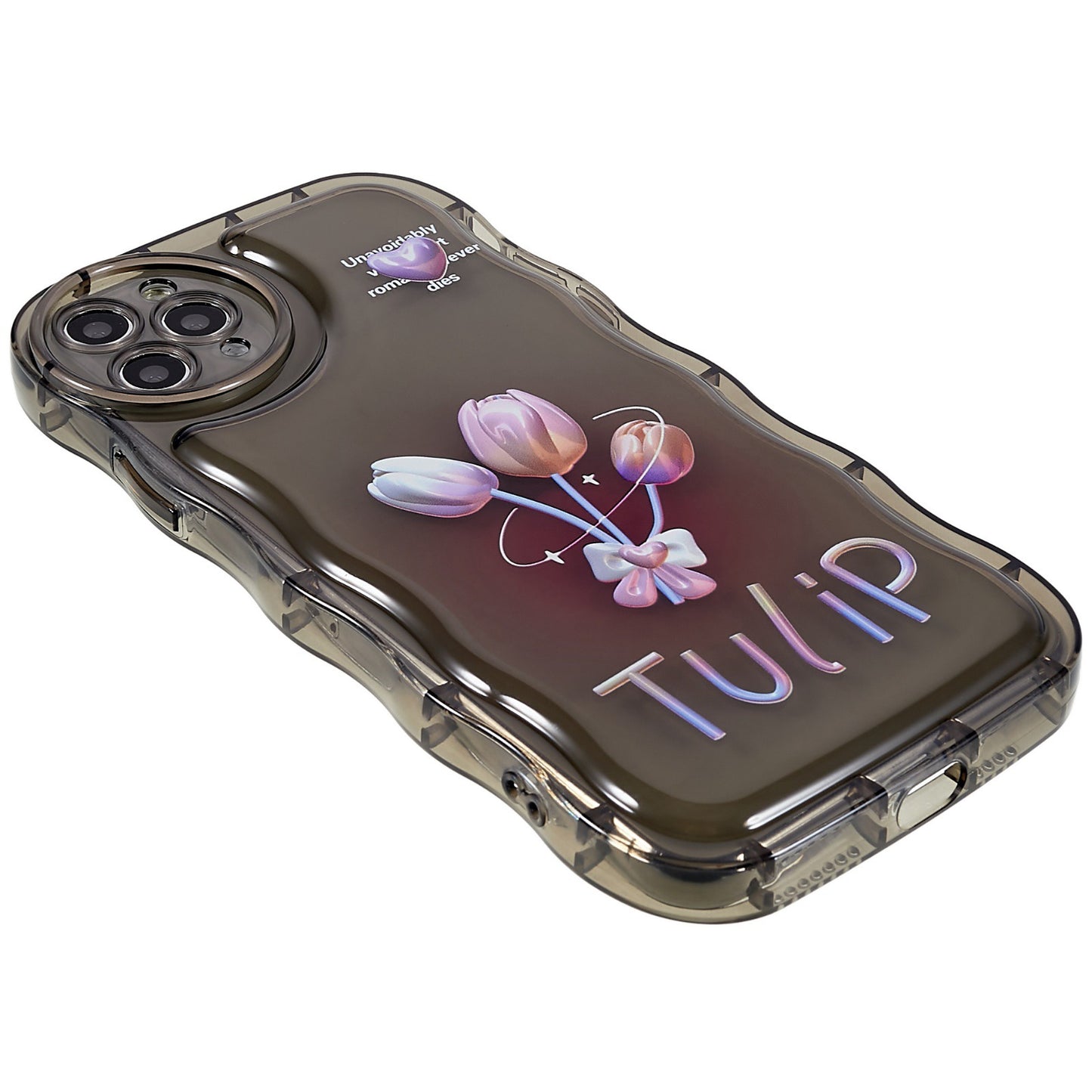 For iPhone 11 Pro Max 6.5 inch Pattern Printed Wave-shaped Edge Case Anti-wear Soft TPU Well-protected Phone Cover