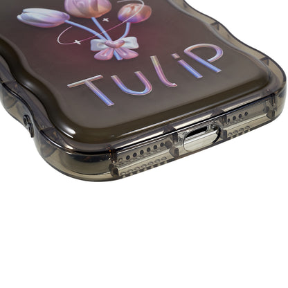 For iPhone 11 Pro Max 6.5 inch Pattern Printed Wave-shaped Edge Case Anti-wear Soft TPU Well-protected Phone Cover