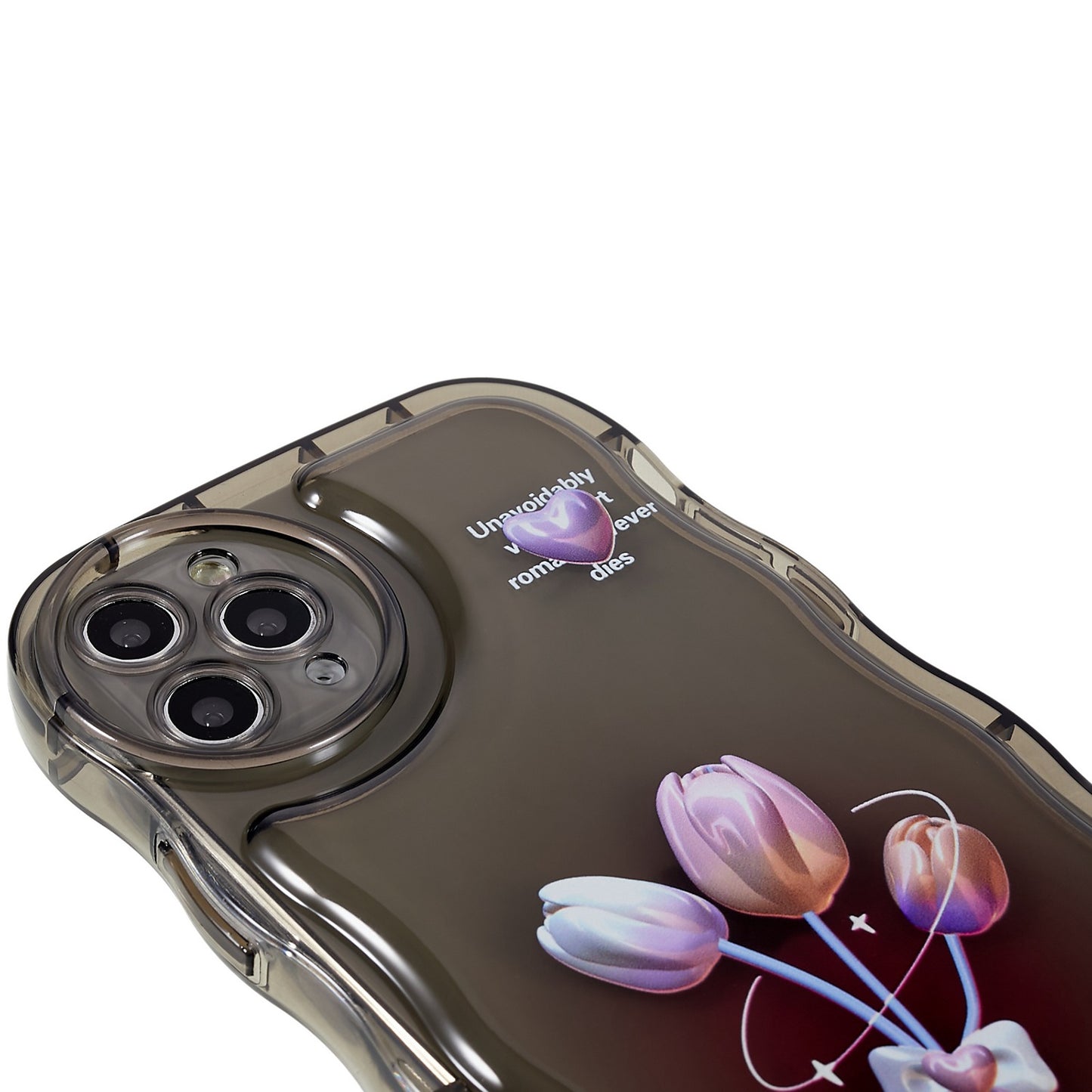 For iPhone 11 Pro Max 6.5 inch Pattern Printed Wave-shaped Edge Case Anti-wear Soft TPU Well-protected Phone Cover