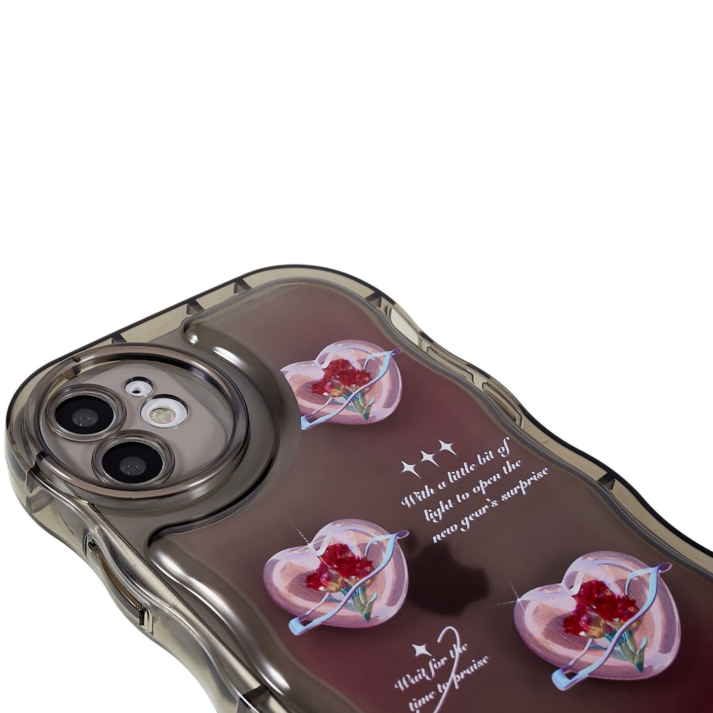 For iPhone 11 6.1 inch Wave-shaped Edge Pattern Printed Protector Anti-shock Soft TPU Phone Case Cover