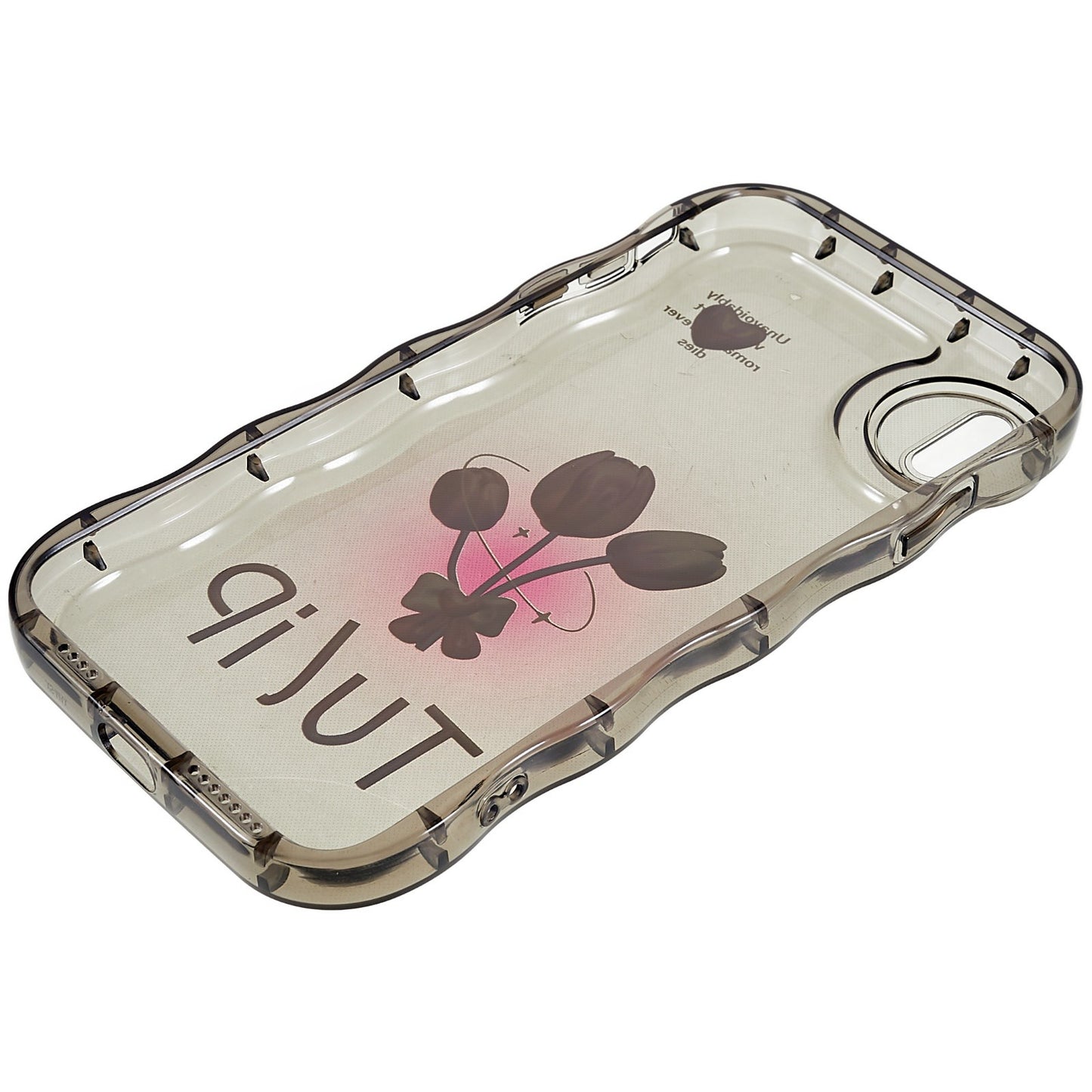 For iPhone XS Max 6.5 inch Anti-scratch Pattern Printed Cover Wave-shaped Edge Soft TPU Anti-drop Phone Case