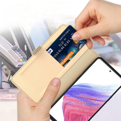 For Samsung Galaxy A52 4G / 5G / A52s 5G Card Slot Design PU Leather Folio Case Flip Stand Magnetic Phone Cover