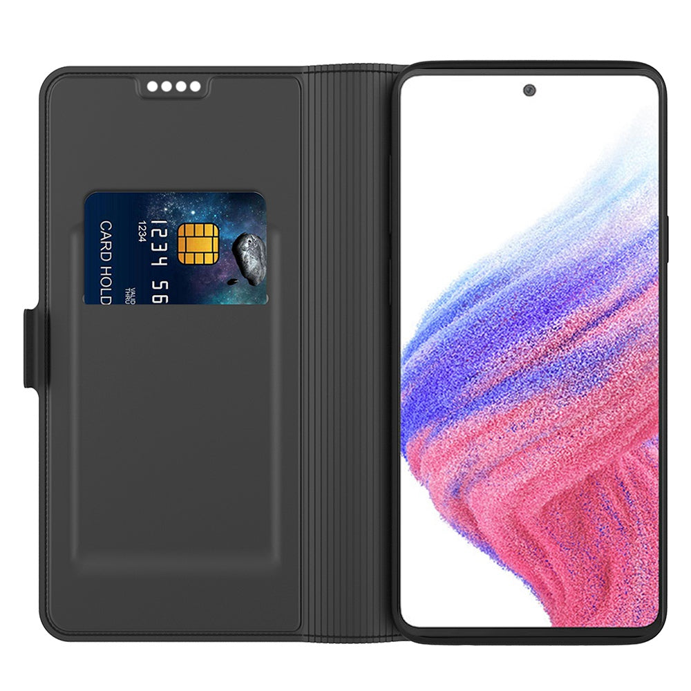 For Samsung Galaxy A52 4G / 5G / A52s 5G Card Slot Design PU Leather Folio Case Flip Stand Magnetic Phone Cover