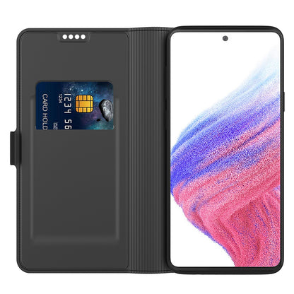 For Samsung Galaxy A52 4G / 5G / A52s 5G Card Slot Design PU Leather Folio Case Flip Stand Magnetic Phone Cover