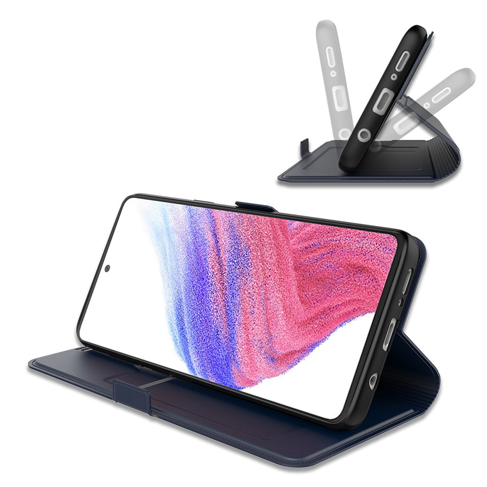 For Samsung Galaxy A52 4G / 5G / A52s 5G Card Slot Design PU Leather Folio Case Flip Stand Magnetic Phone Cover
