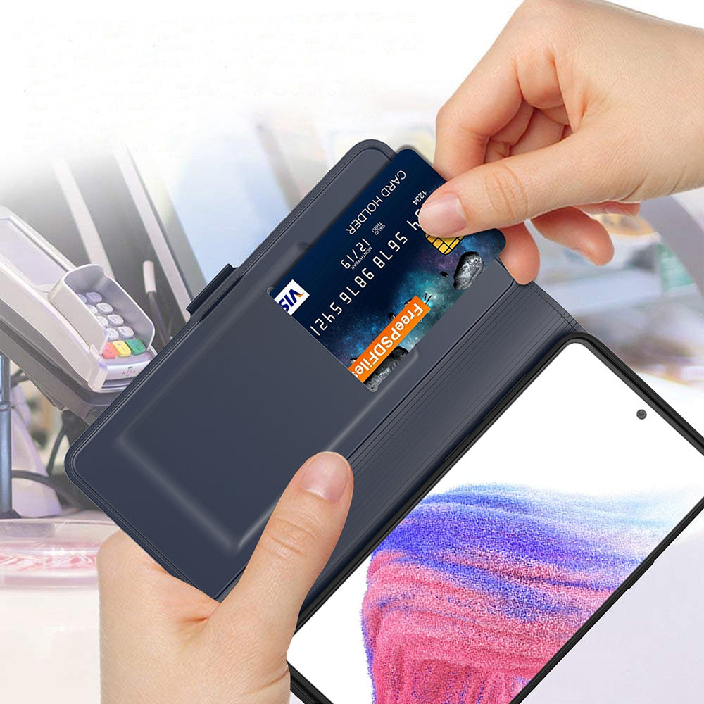 For Samsung Galaxy A52 4G / 5G / A52s 5G Card Slot Design PU Leather Folio Case Flip Stand Magnetic Phone Cover