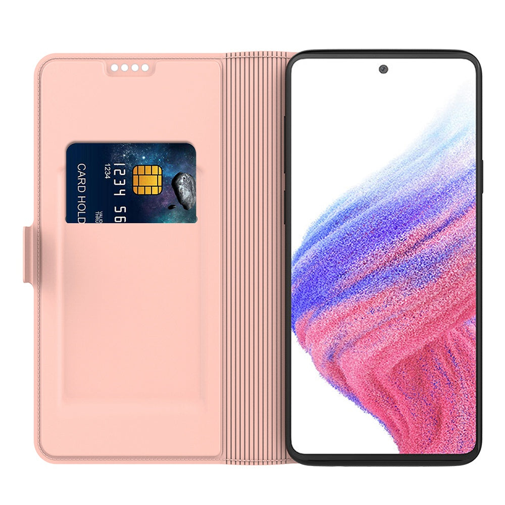For Samsung Galaxy A52 4G / 5G / A52s 5G Card Slot Design PU Leather Folio Case Flip Stand Magnetic Phone Cover