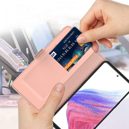 For Samsung Galaxy A52 4G / 5G / A52s 5G Card Slot Design PU Leather Folio Case Flip Stand Magnetic Phone Cover
