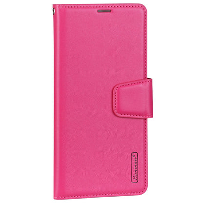 HANMAN Mill Series for iPhone 13 Pro 6.1 inch PU Leather Wallet Cover Folio Flip Foldable Stand Full Protection Inner TPU Phone Case