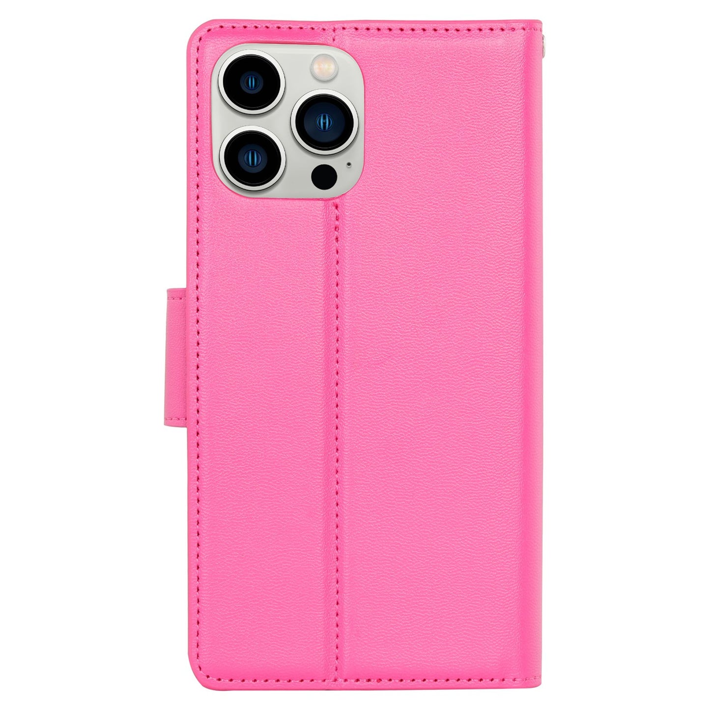 HANMAN Mill Series for iPhone 13 Pro 6.1 inch PU Leather Wallet Cover Folio Flip Foldable Stand Full Protection Inner TPU Phone Case