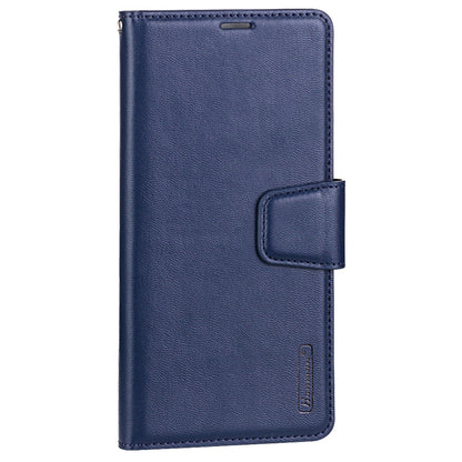 HANMAN Mill Series for iPhone 13 Pro 6.1 inch PU Leather Wallet Cover Folio Flip Foldable Stand Full Protection Inner TPU Phone Case