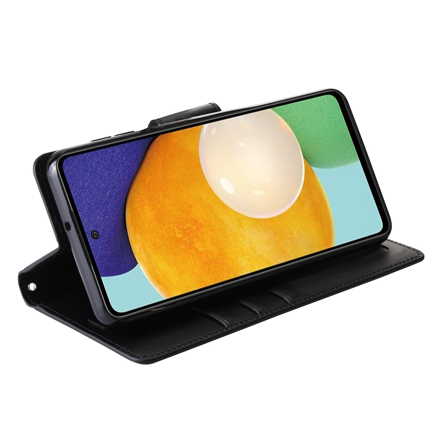 HANMAN Mill Series for Samsung Galaxy A52 4G / 5G / A52s 5G Wallet Case PU Leather Stand Magnetic Clasp Shockproof Cover