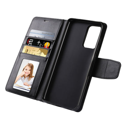 HANMAN Mill Series for Samsung Galaxy A52 4G / 5G / A52s 5G Wallet Case PU Leather Stand Magnetic Clasp Shockproof Cover