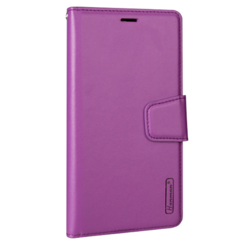 HANMAN Mill Series for Samsung Galaxy A52 4G / 5G / A52s 5G Wallet Case PU Leather Stand Magnetic Clasp Shockproof Cover