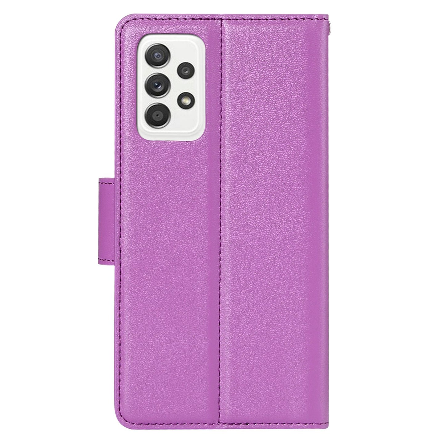 HANMAN Mill Series for Samsung Galaxy A52 4G / 5G / A52s 5G Wallet Case PU Leather Stand Magnetic Clasp Shockproof Cover