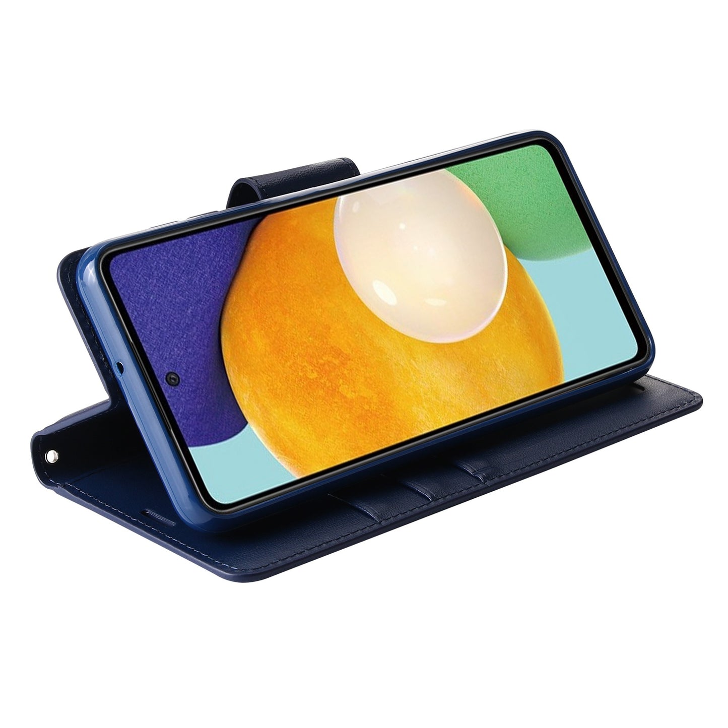 HANMAN Mill Series for Samsung Galaxy A52 4G / 5G / A52s 5G Wallet Case PU Leather Stand Magnetic Clasp Shockproof Cover