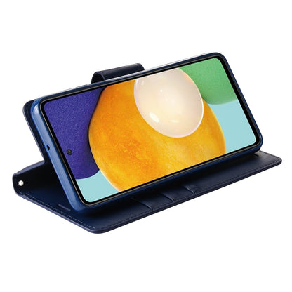 HANMAN Mill Series for Samsung Galaxy A52 4G / 5G / A52s 5G Wallet Case PU Leather Stand Magnetic Clasp Shockproof Cover