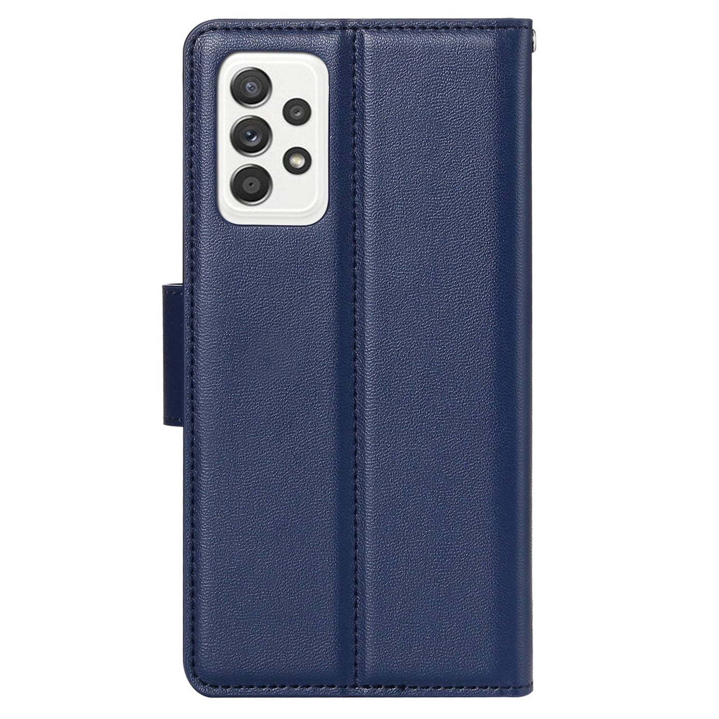 HANMAN Mill Series for Samsung Galaxy A52 4G / 5G / A52s 5G Wallet Case PU Leather Stand Magnetic Clasp Shockproof Cover
