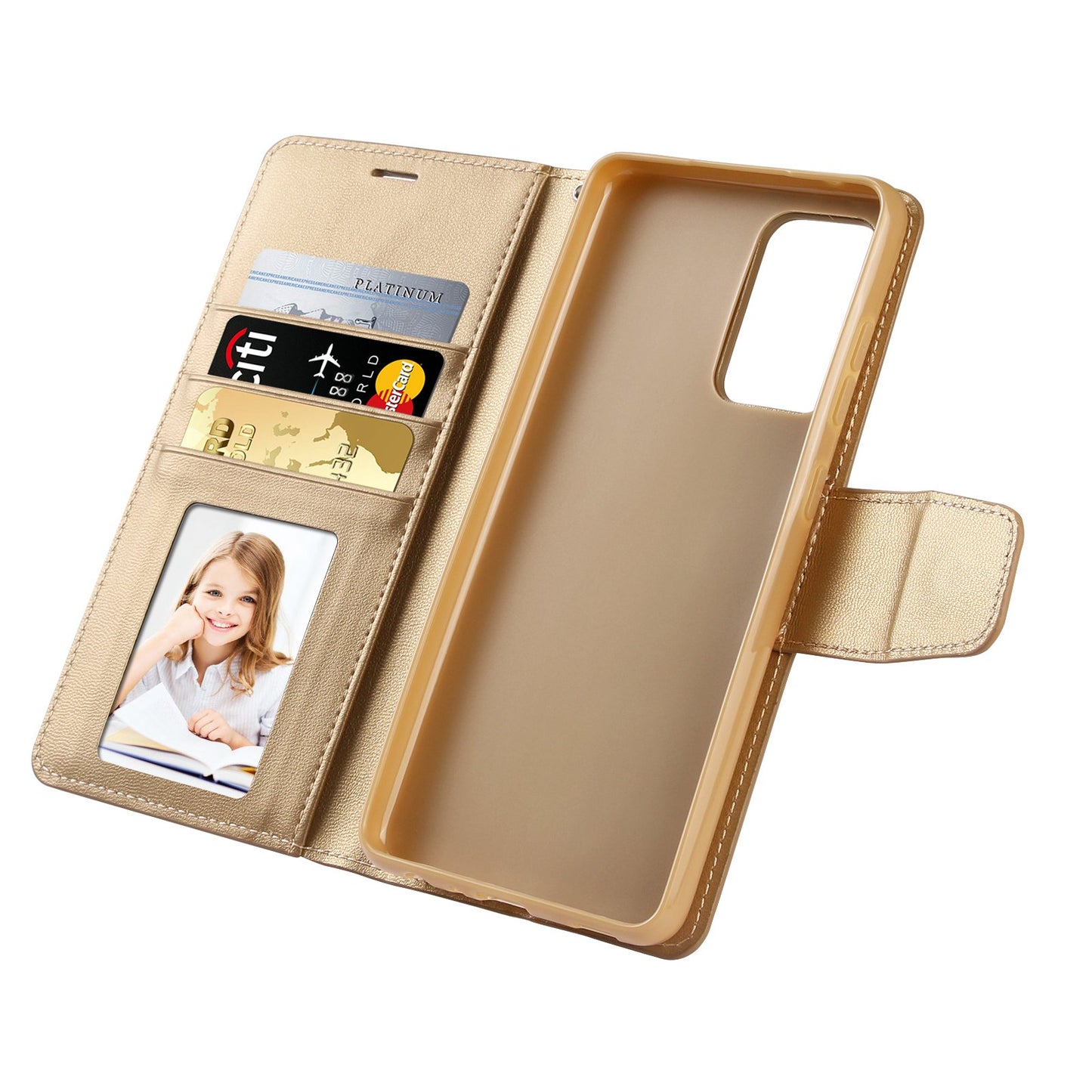 HANMAN Mill Series for Samsung Galaxy A52 4G / 5G / A52s 5G Wallet Case PU Leather Stand Magnetic Clasp Shockproof Cover