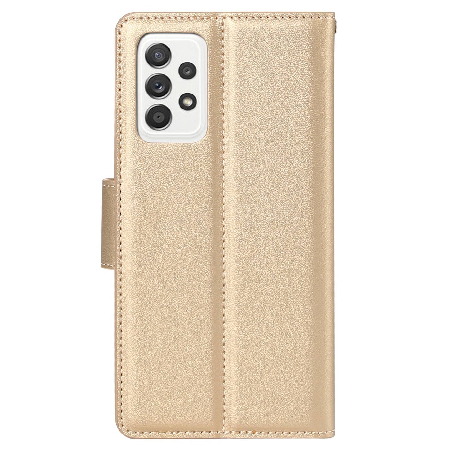 HANMAN Mill Series for Samsung Galaxy A52 4G / 5G / A52s 5G Wallet Case PU Leather Stand Magnetic Clasp Shockproof Cover