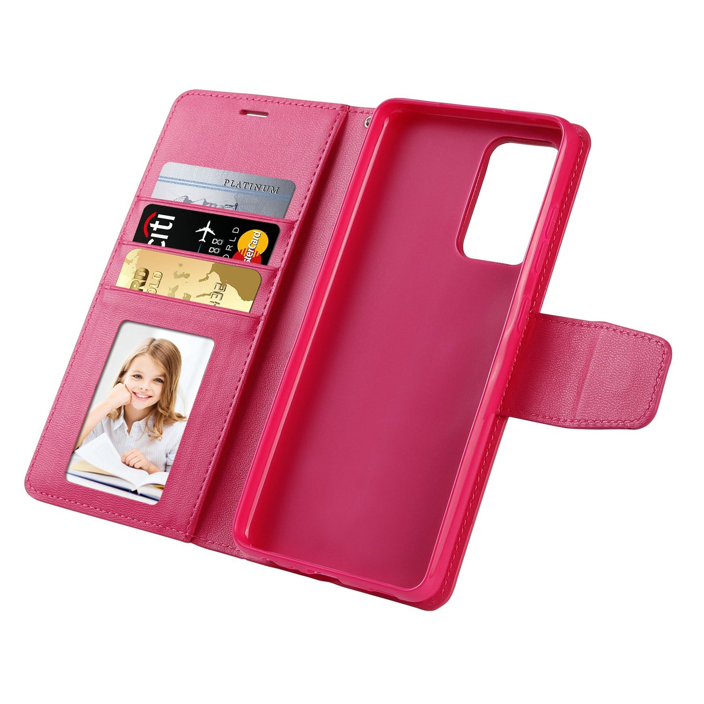 HANMAN Mill Series for Samsung Galaxy A52 4G / 5G / A52s 5G Wallet Case PU Leather Stand Magnetic Clasp Shockproof Cover