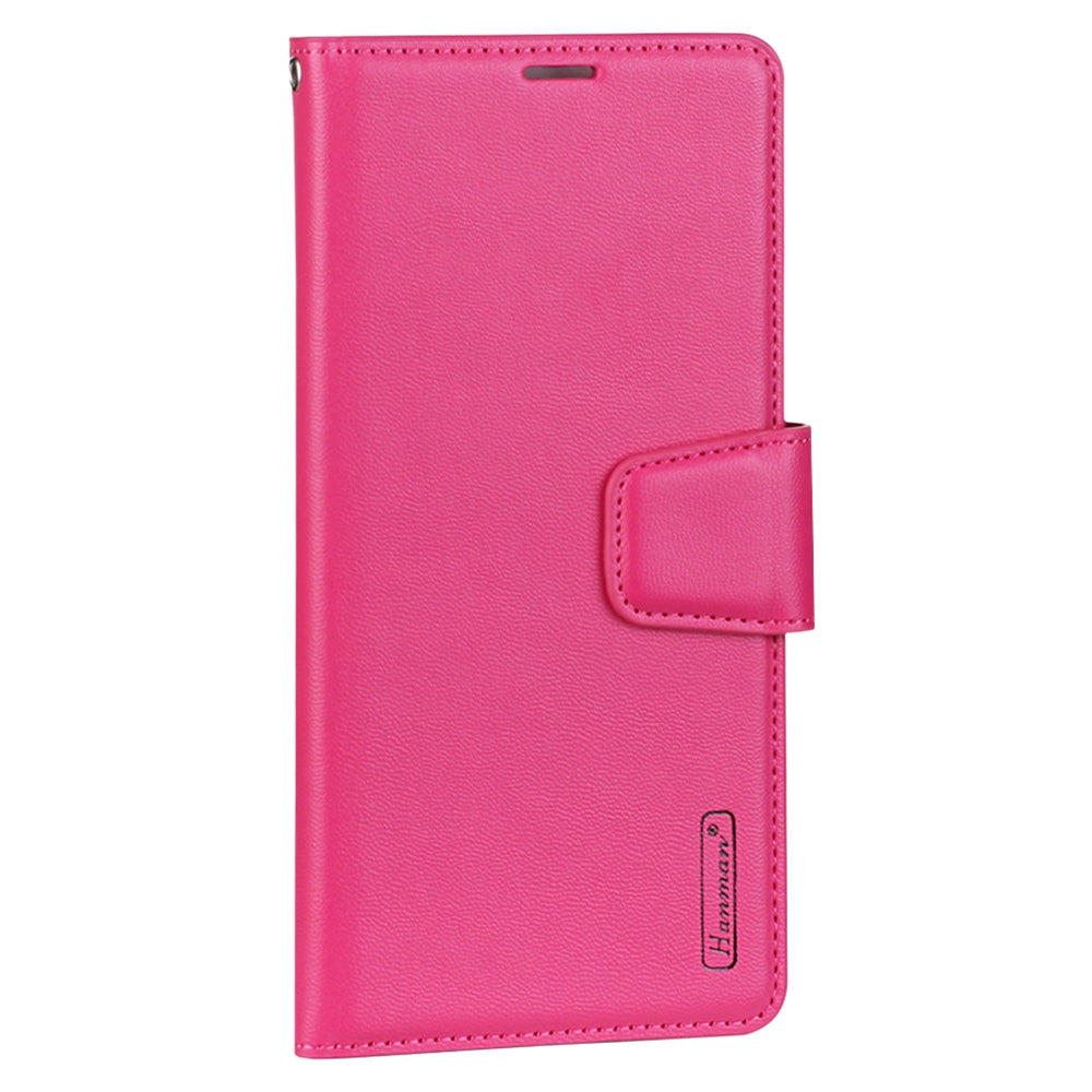 HANMAN Mill Series for Samsung Galaxy A52 4G / 5G / A52s 5G Wallet Case PU Leather Stand Magnetic Clasp Shockproof Cover
