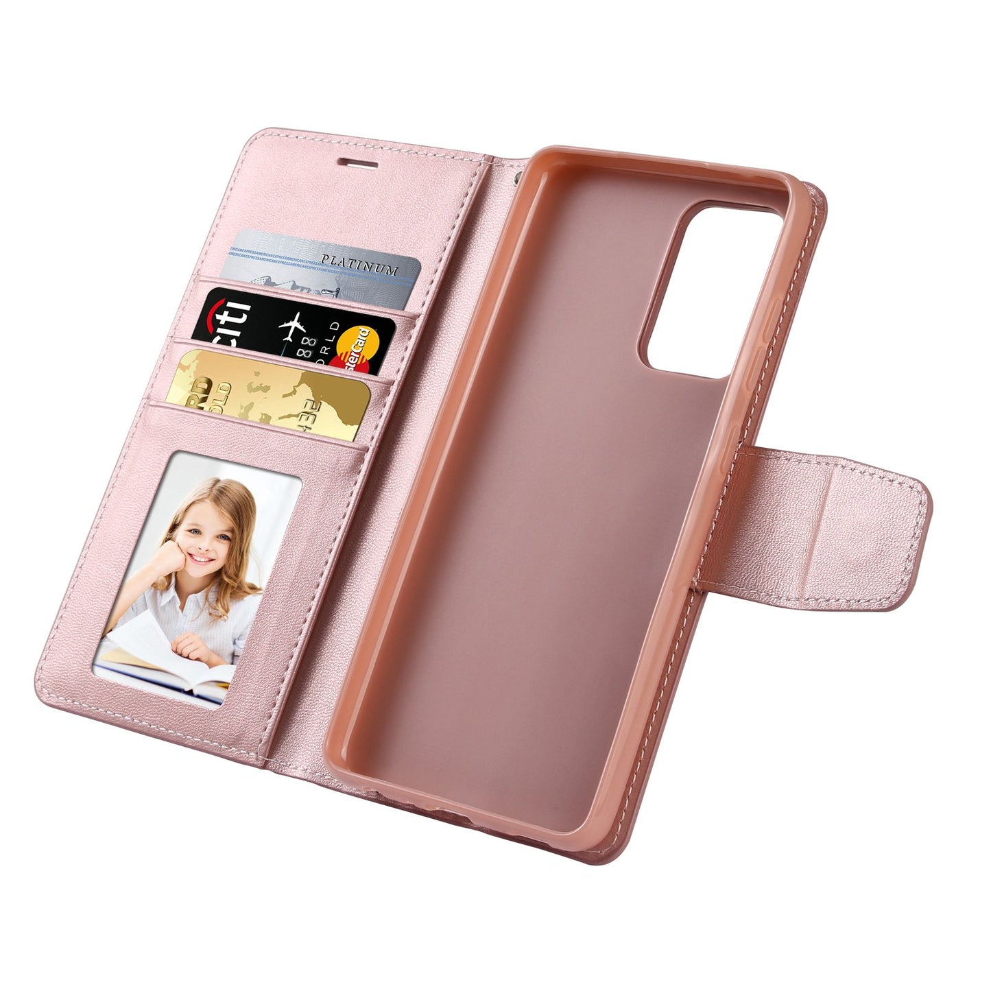 HANMAN Mill Series for Samsung Galaxy A52 4G / 5G / A52s 5G Wallet Case PU Leather Stand Magnetic Clasp Shockproof Cover