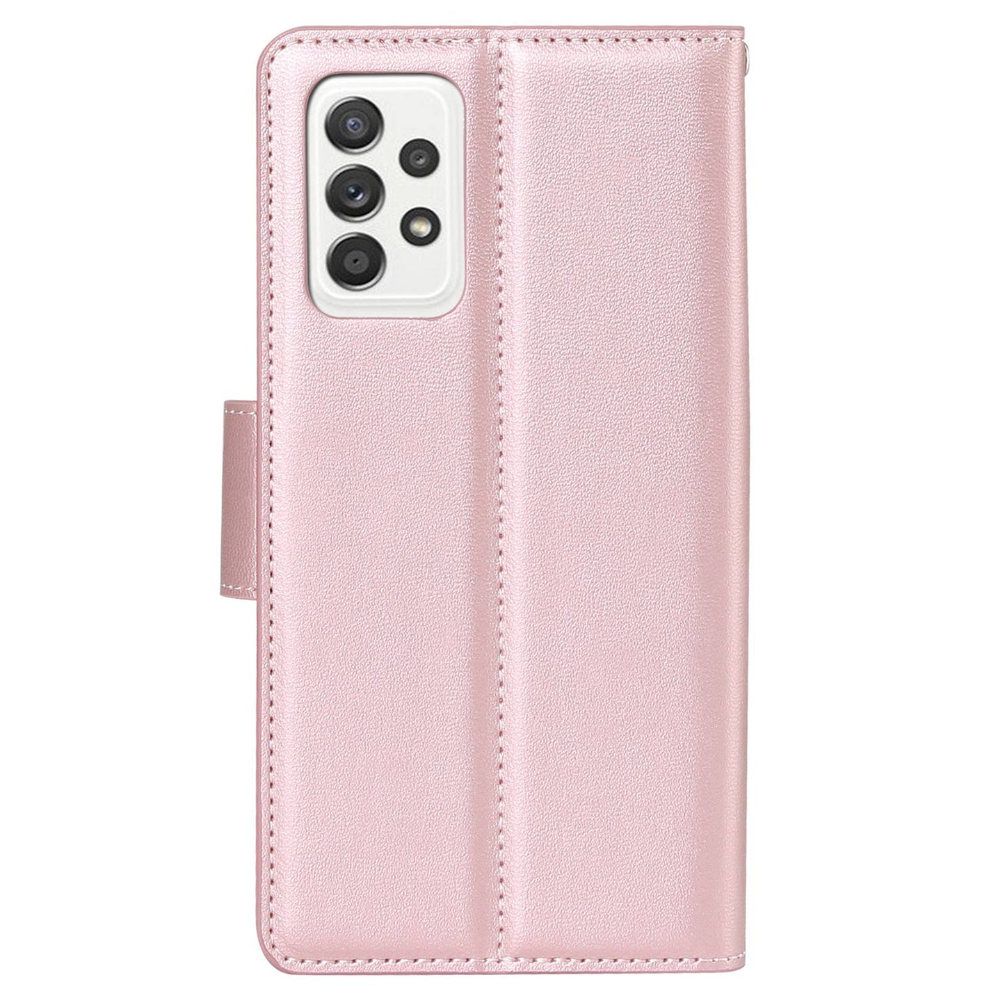 HANMAN Mill Series for Samsung Galaxy A52 4G / 5G / A52s 5G Wallet Case PU Leather Stand Magnetic Clasp Shockproof Cover