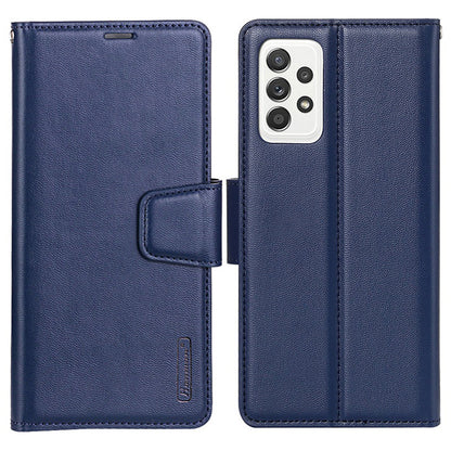 HANMAN Mill Series for Samsung Galaxy A52 4G / 5G / A52s 5G Wallet Case PU Leather Stand Magnetic Clasp Shockproof Cover