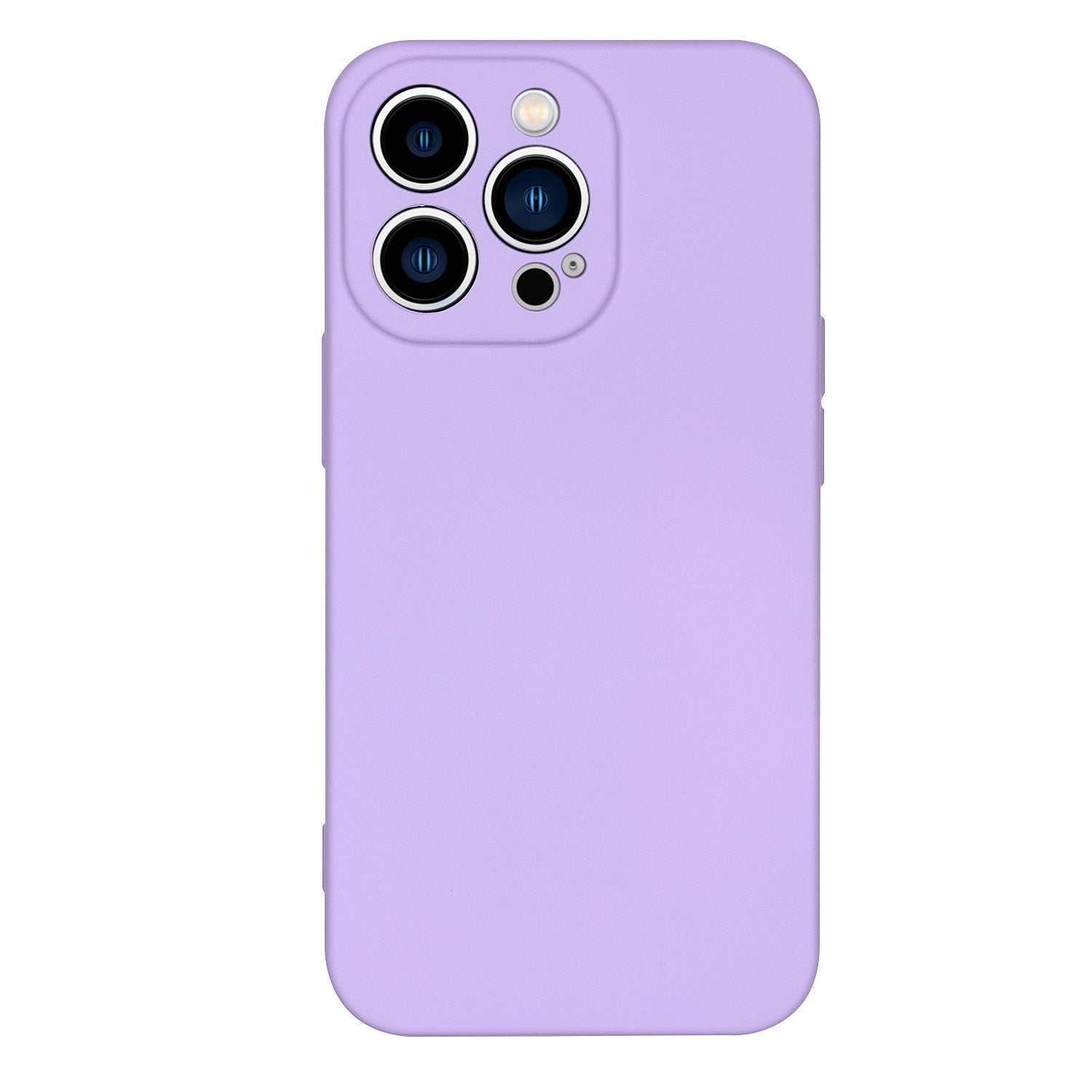 For iPhone 13 Pro 6.1 inch Rubberized TPU 2.2mm Thickness Anti-Drop Protective Shell Fiber Lining Anti-Scratch Cover