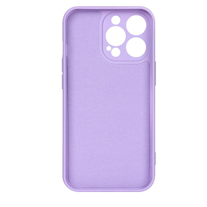 For iPhone 13 Pro 6.1 inch Rubberized TPU 2.2mm Thickness Anti-Drop Protective Shell Fiber Lining Anti-Scratch Cover