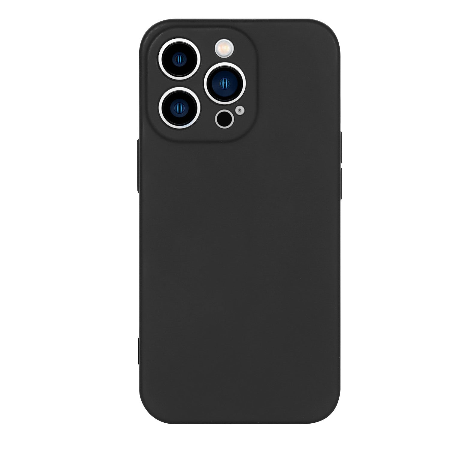 For iPhone 13 Pro 6.1 inch Rubberized TPU 2.2mm Thickness Anti-Drop Protective Shell Fiber Lining Anti-Scratch Cover