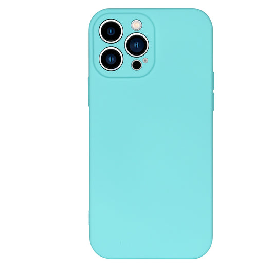 For iPhone 13 Pro 6.1 inch Rubberized TPU 2.2mm Thickness Anti-Drop Protective Shell Fiber Lining Anti-Scratch Cover