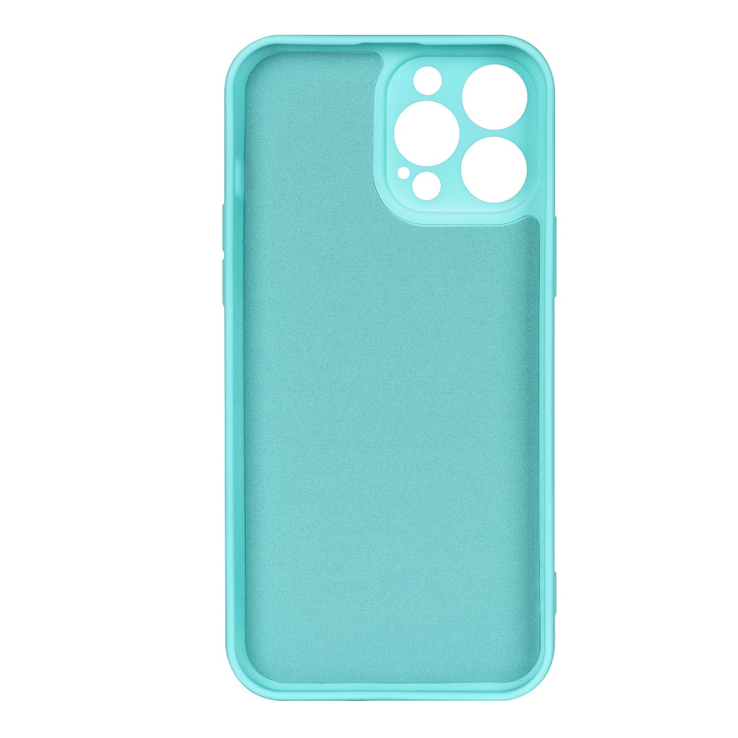 For iPhone 13 Pro 6.1 inch Rubberized TPU 2.2mm Thickness Anti-Drop Protective Shell Fiber Lining Anti-Scratch Cover