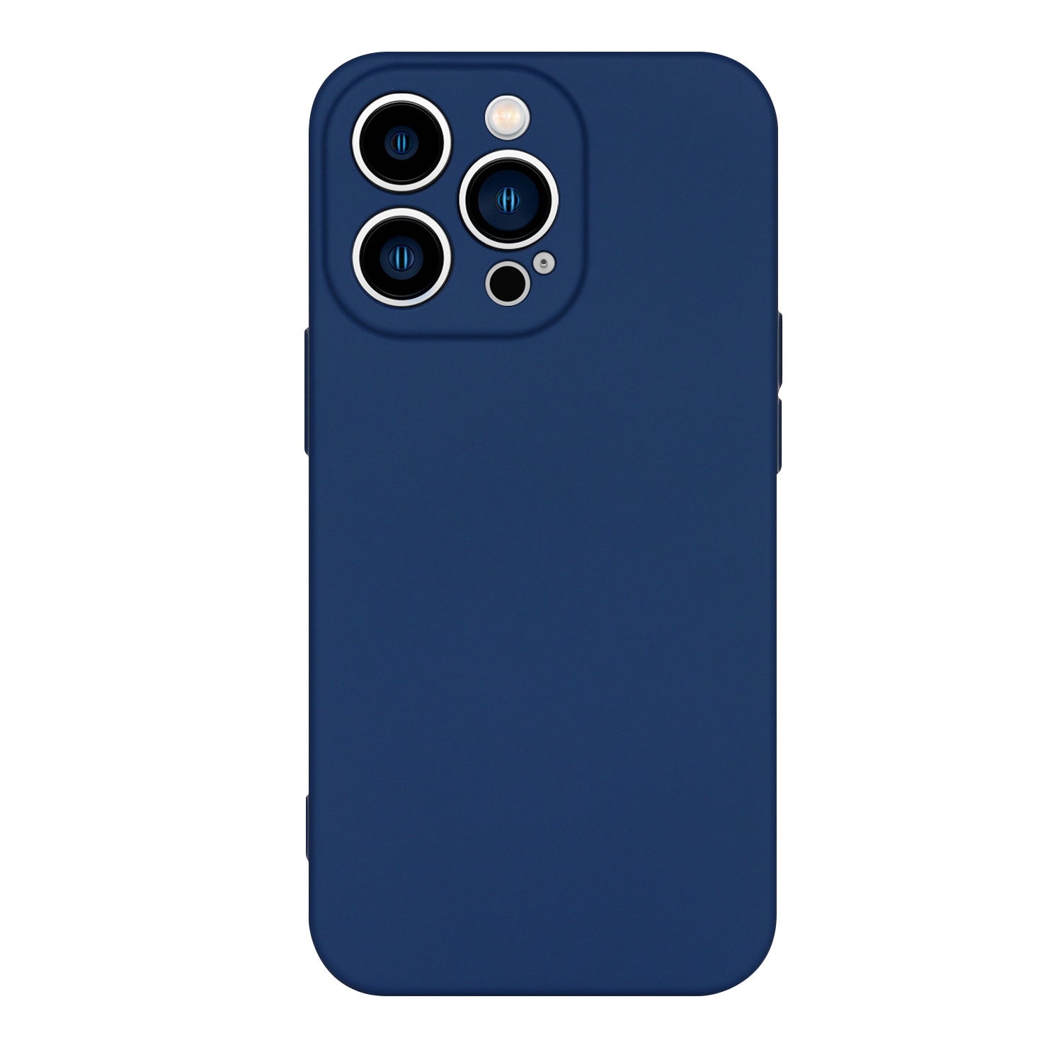 For iPhone 13 Pro 6.1 inch Rubberized TPU 2.2mm Thickness Anti-Drop Protective Shell Fiber Lining Anti-Scratch Cover